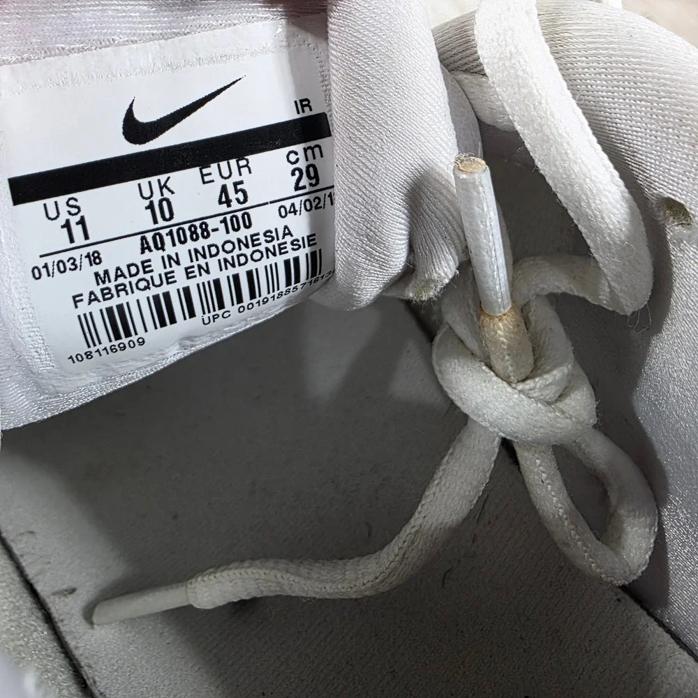 Nike Air Max Plus NS‎ GPX White Total Orange Tn Logo Mens AQ1088-100 Size 11